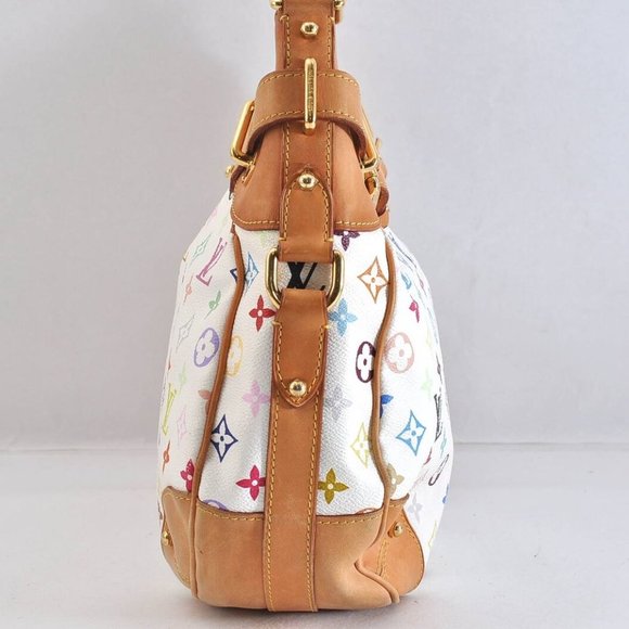 Greta Multicolor Shoulder Bag White - Picture 3 of 11